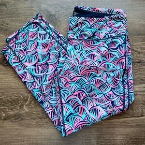 Lilly Pulitzer Luxletic Cropped Leggings GUC